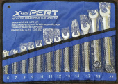 Набор гаечных ключей в чехле *X-PERT* (6,7,8,9,10,11,12,13,14,17,19,22), 12 шт, арт. №102.103